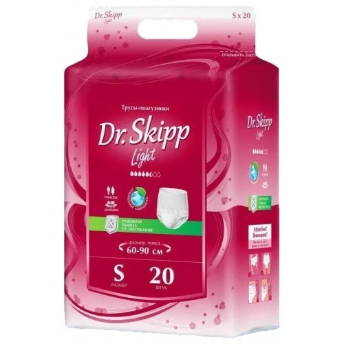 Трусы-подгузники для взрослых Dr Skipp Light р-р S-1 32040 - фото 6259