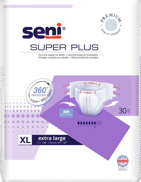 Подгузники для взрослых Super Seni Plus Extra Large (30 шт.) 31040