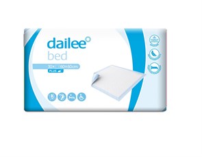 Пеленки впитывающие для взрослых Dailee Extra Plus 90x60 см (30 штук) 33028