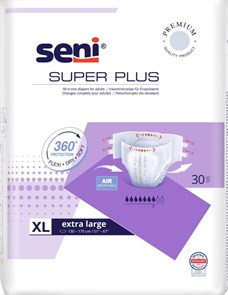 Подгузники для взрослых Super Seni Plus Extra Large (30 шт.) 31040